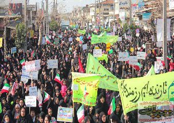 تصاویر/ راهپیمایی باشکوه 22 بهمن مردم آزادشهر