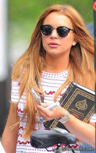 مسلمان شدن لیندسی لوهان بازیگر زن آمریکایی