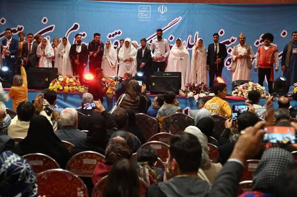 آیین ازدواج ۱۴ زوج در جشنواره اقوام گلستان برگزار شد