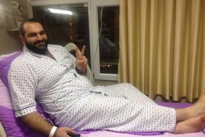 فیلم/ بهداد سلیمی پس از عمل جراحی ‎