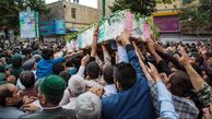گزارش تصویری تشییع پیکر شهید مدافع حرم سردار سید علی منصوری